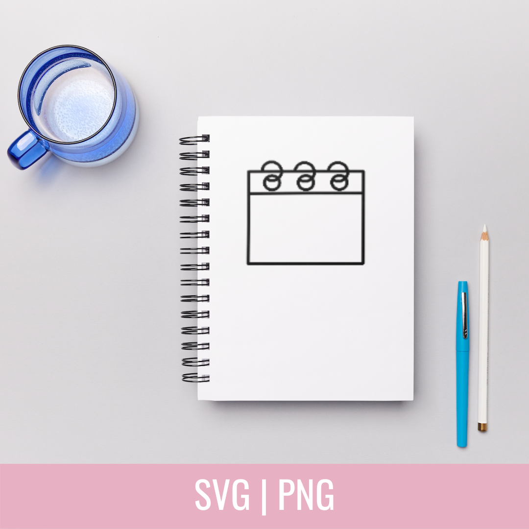 Calendar SVG and PNG Cut Files