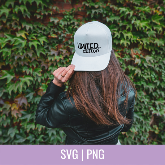 Limited Edition SVG and PNG Cut File