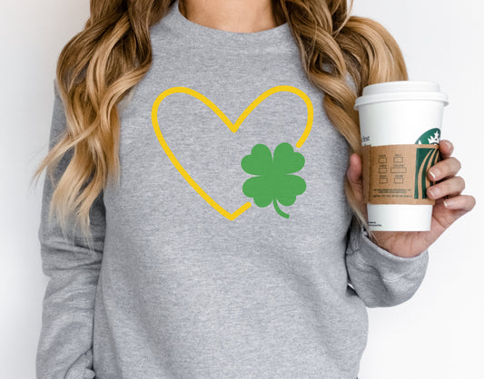 Heart Clover SVG and PNG Cut File