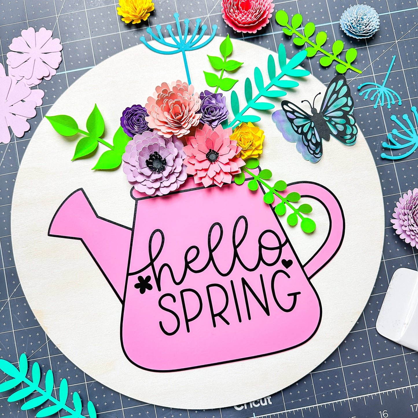 Spring Leaf SVG and PNG Cut File Bundle