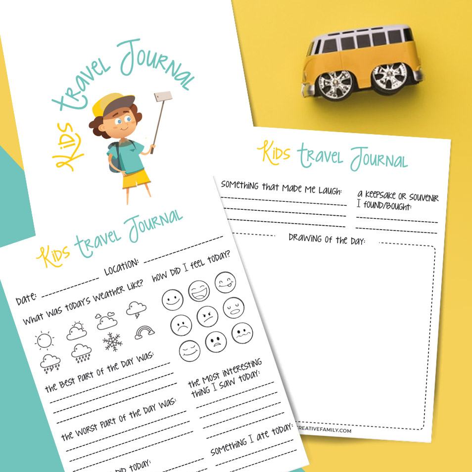 Kids Travel Journal Printable