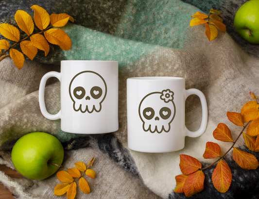 Skull Duo Cut files and PNGs