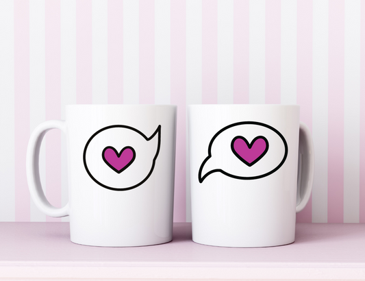 Word Bubble/Conversation Hearts Cut files and PNGs
