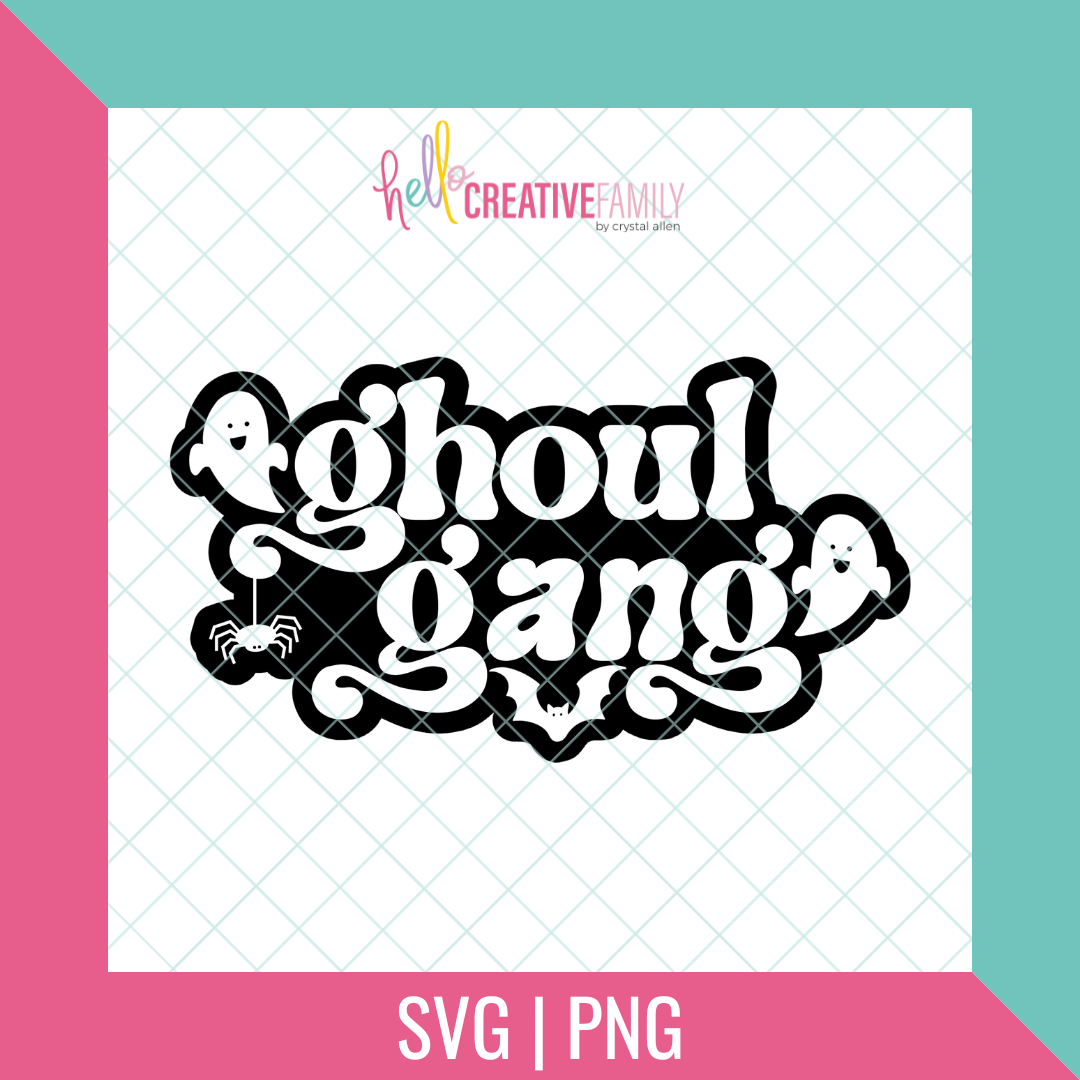 Ghoul Gang Cut file and PNG