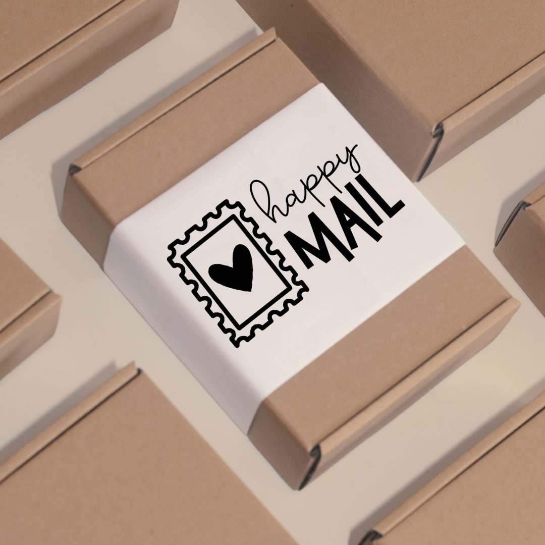 Happy Mail Bundle SVG and PNG Cut Files