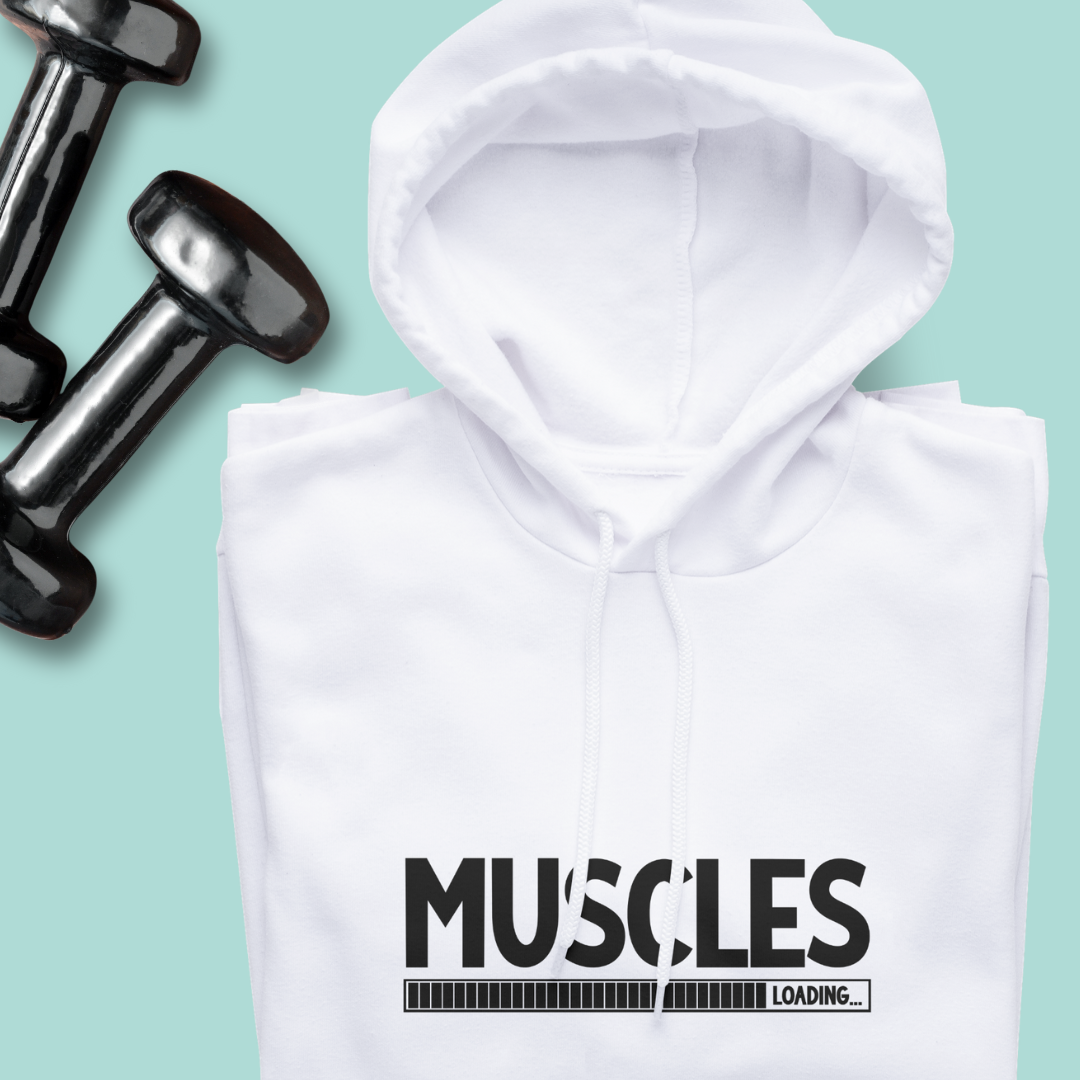 Muscles Loading Cut file and PNG