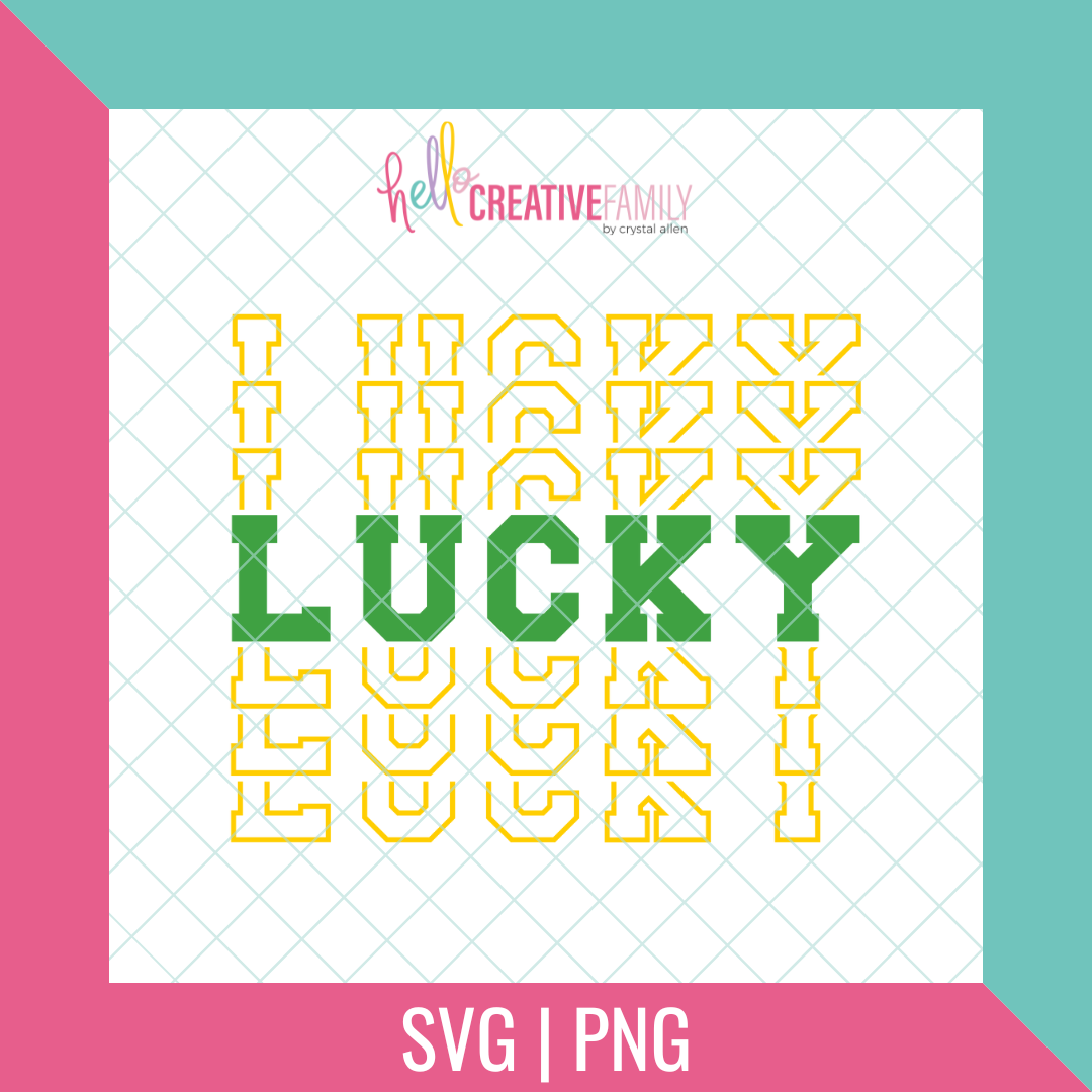 Lucky Sport SVG and PNG Cut File
