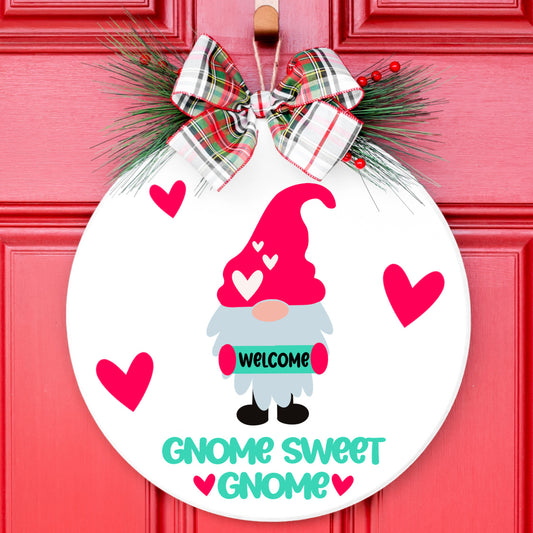 Gnome Sweet Gnome SVG Cut File and PNG