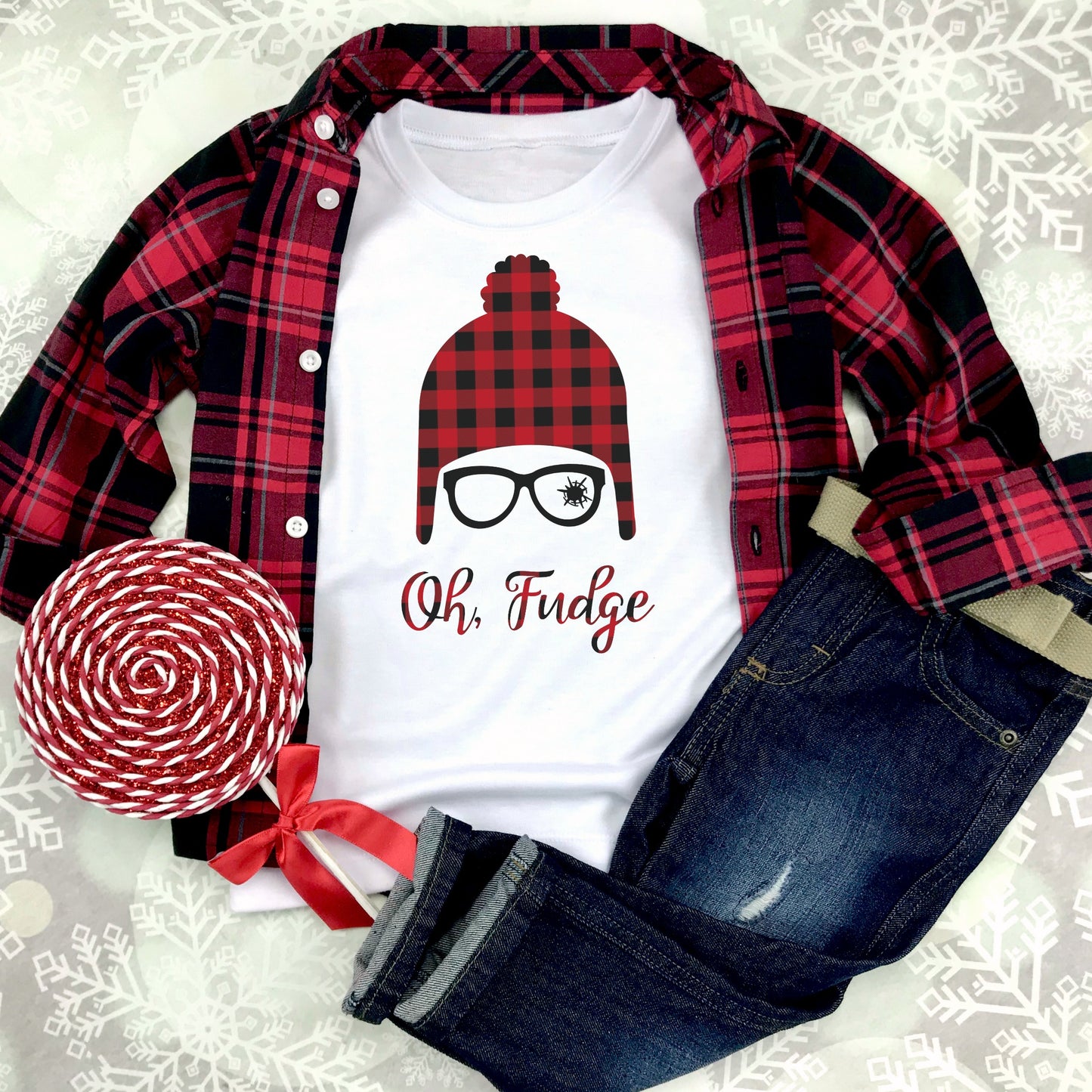 Oh Fudge SVG Cut File and PNG Bundle