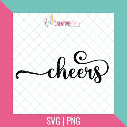 Cheers SVG and PNG Cut File