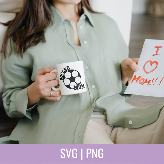 Soccer Mom SVG and PNG Cut Files