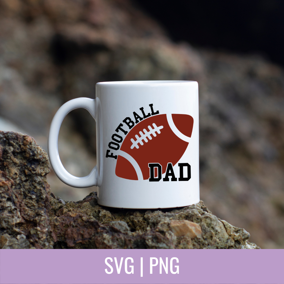 Football Dad SVG and PNG Cut File