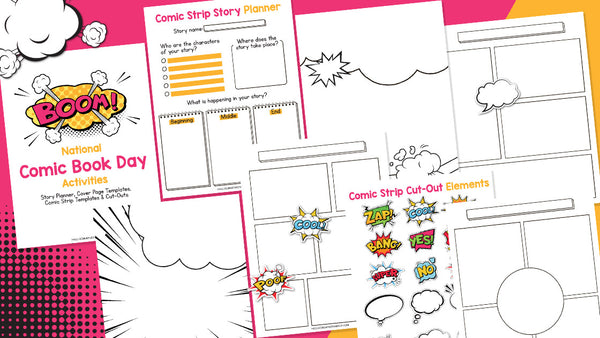 Comic Book Creator Printable – Hello Creative Family