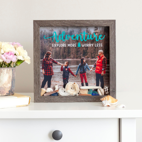 Family Photo Travel Shadow Box - Instructional E-Book and SVG Cut File