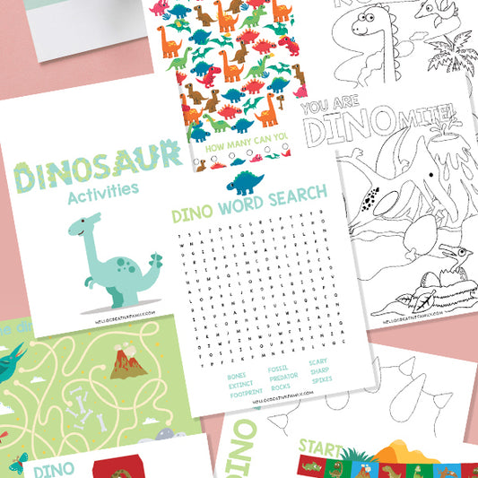 Dinosaur Activities Printables