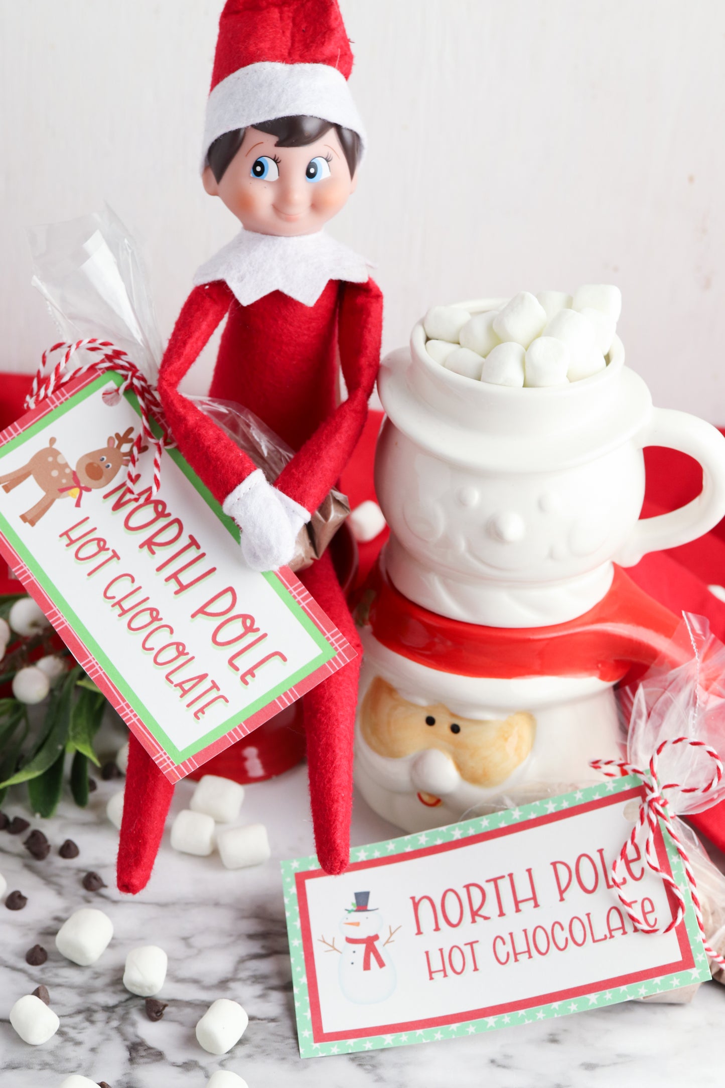 Elf On The Shelf Hot Chocolate and Let's Bake Cookies Printables