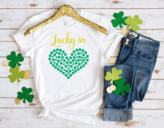 Lucky In Love SVG and PNG Cut File