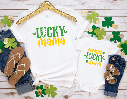 Mama's Lucky Charm SVG and PNG Cut File