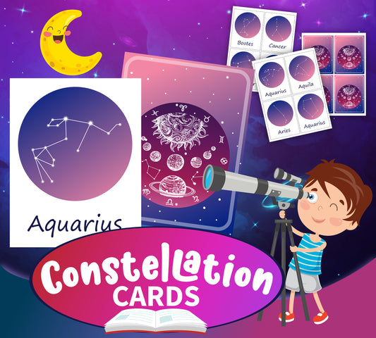 Stargazing Constellation Cards Printable - Explore the Night Sky!