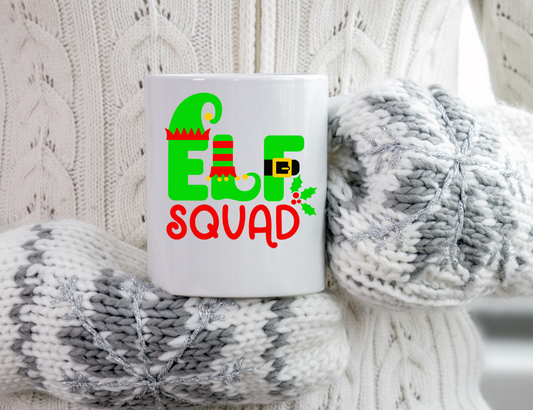 Elf Squad SVG Cut File and PNG