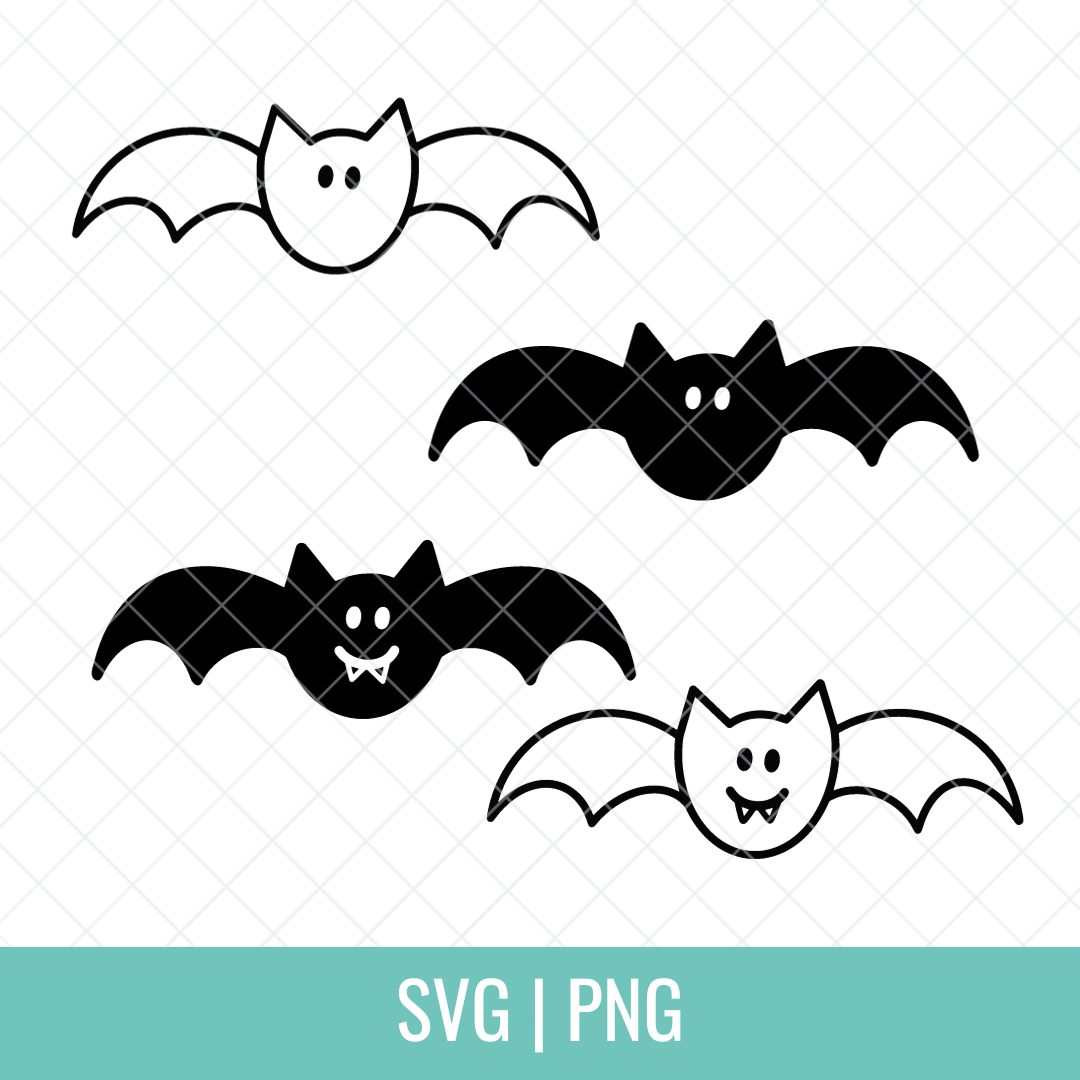 Bats Cut Files and PNGs