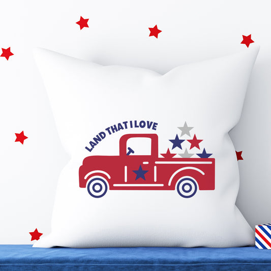 Patriotic Truck SVG Cut File