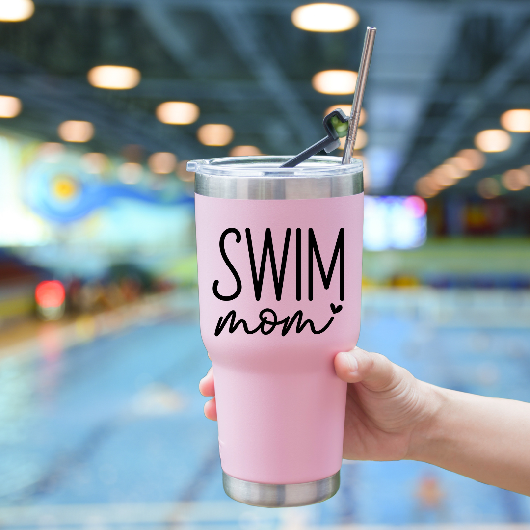 Swim Mom SVG and PNG Cut Files