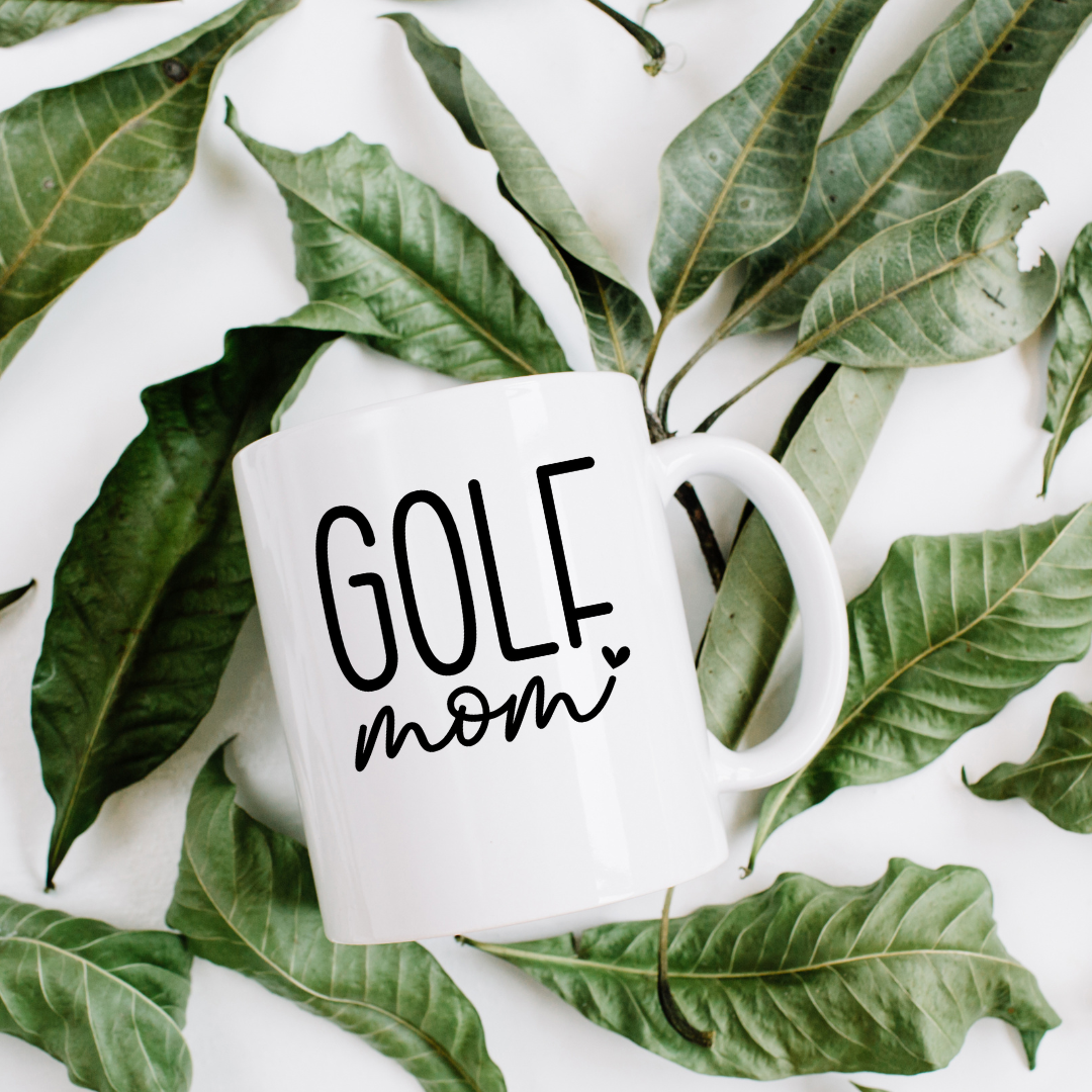 Golf Mom SVG and PNG Cut File