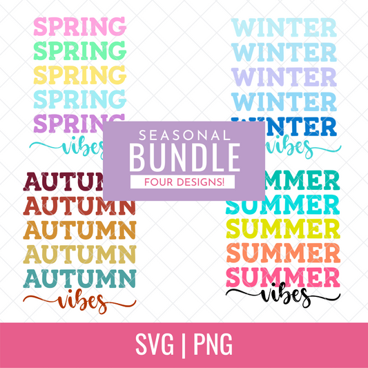 Seasonal Vibes SVG Bundle Info