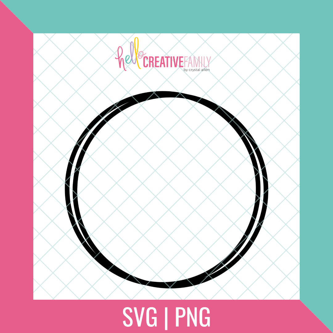 Offset Circle SVG and PNG Cut File – Hello Creative Family