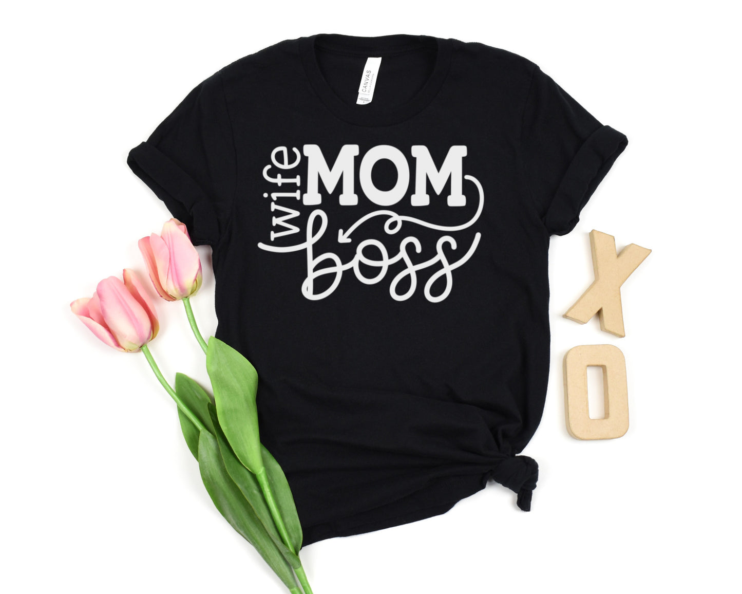 Mom Wife Boss SVG and PNG Cut File
