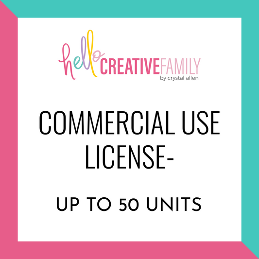 Commercial Use License Up To 50 Units