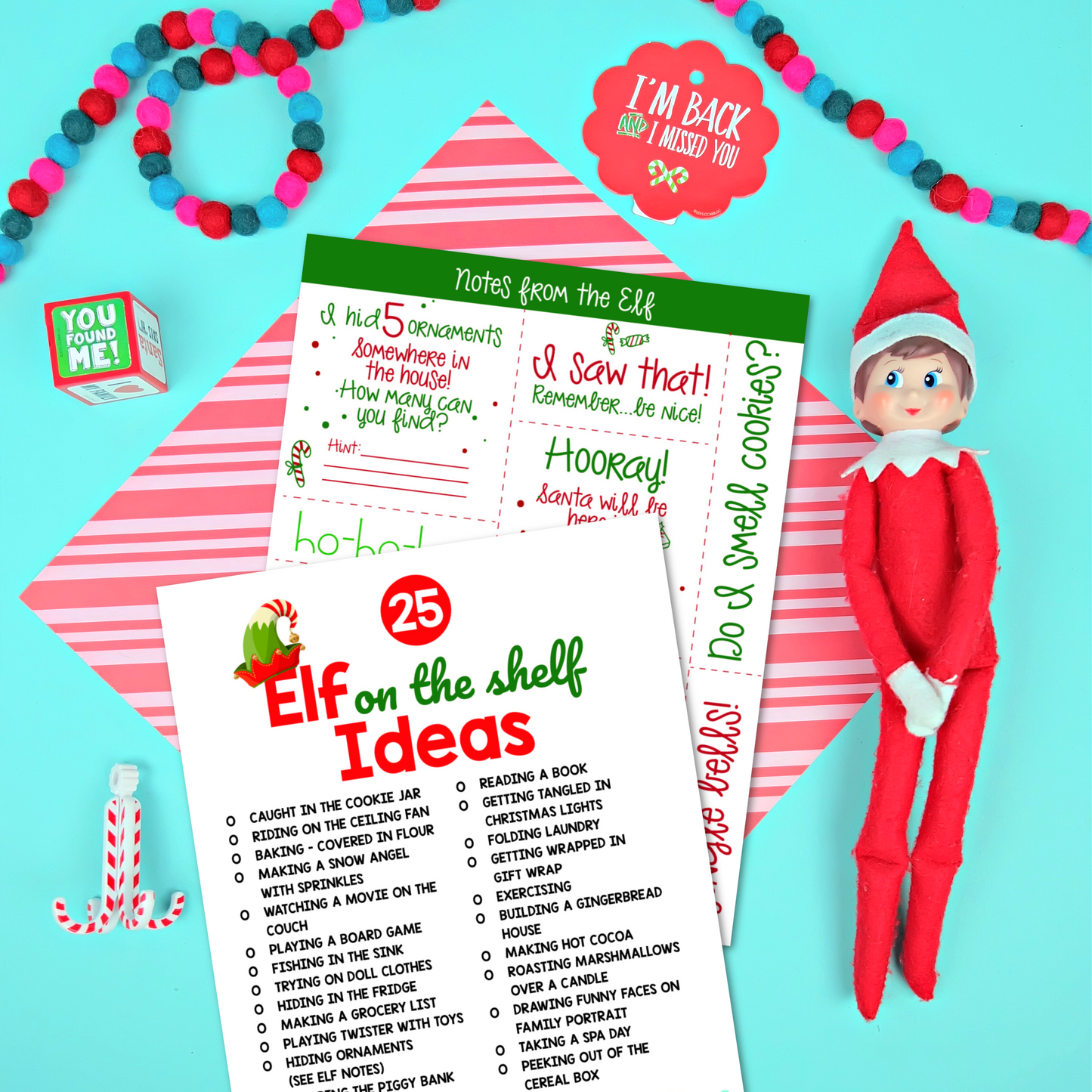 Elf On the Shelf Ideas & Notes Printable