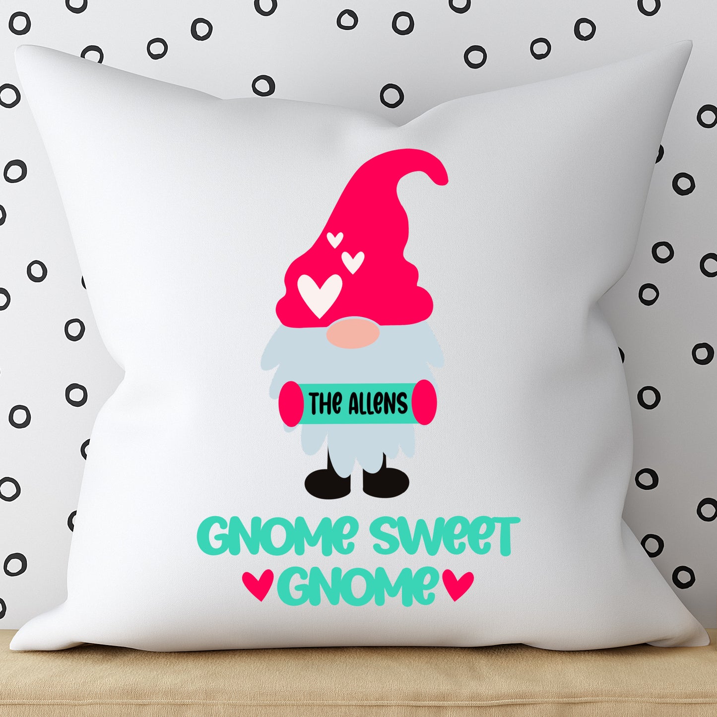 Gnome Sweet Gnome SVG Cut File and PNG