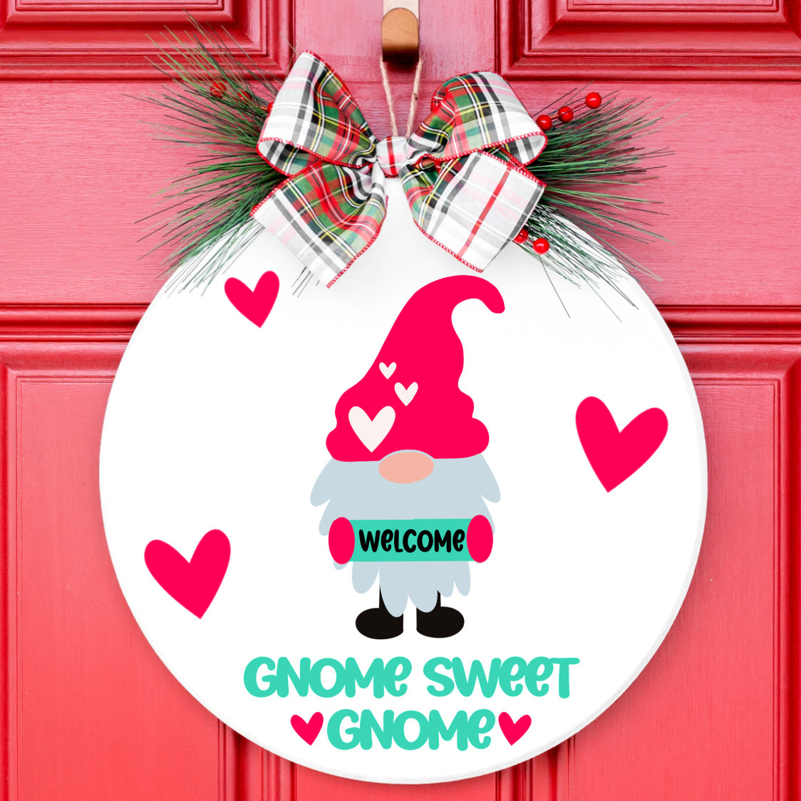 Gnome Sweet Gnome SVG Cut File and PNG
